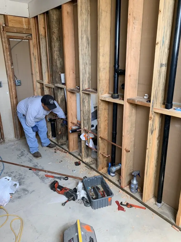 Commercial rough-in plumbing for Gas Line Repair in Nonconnah